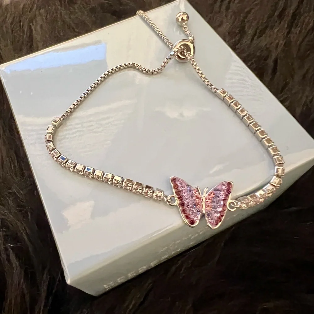 Butterfly Adjustable Bracelet - Picture 2 of 2